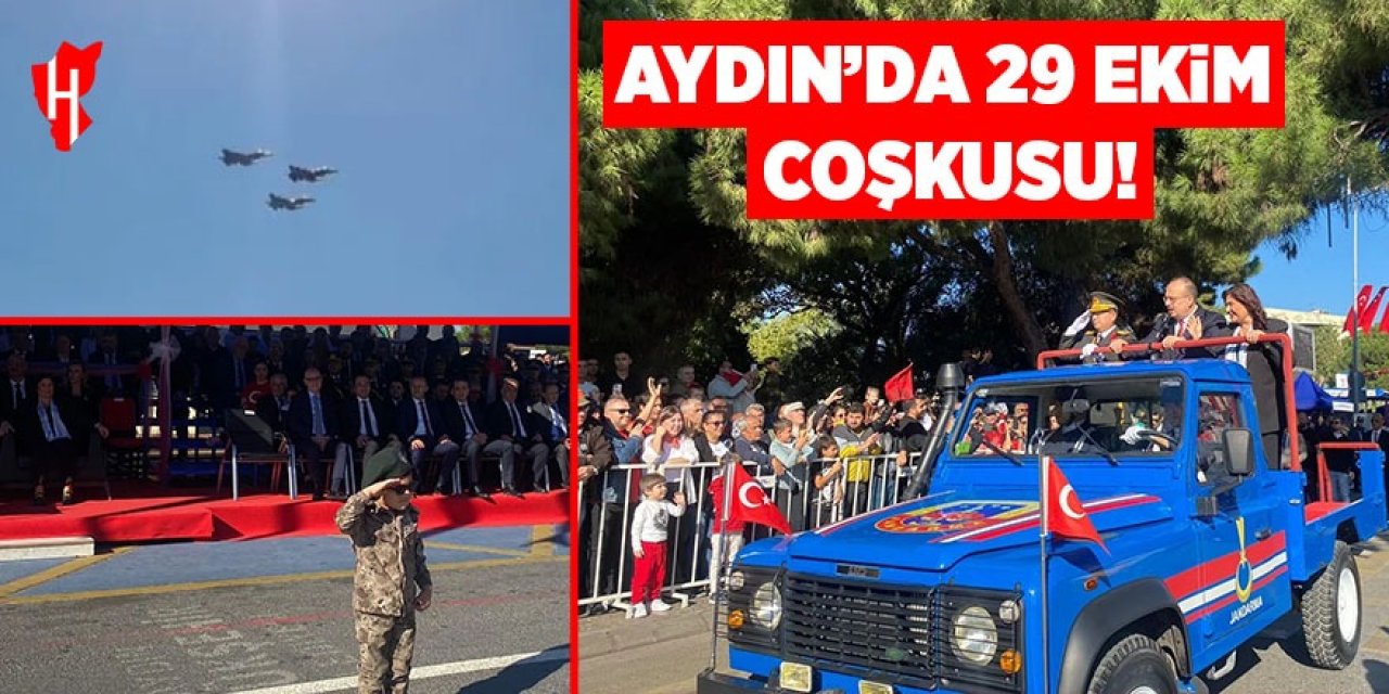 Aydın'da 29 Ekim coşkusu!