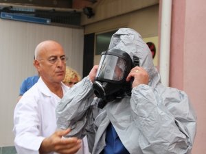 Aydınlı Sağlıkçılar KBRN Eğitimi Alıyor