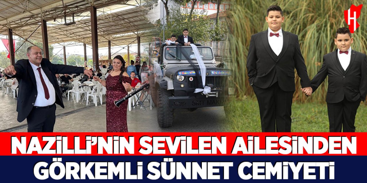 Nazilli'de Atıcı ailesinden görkemli sünnet cemiyeti