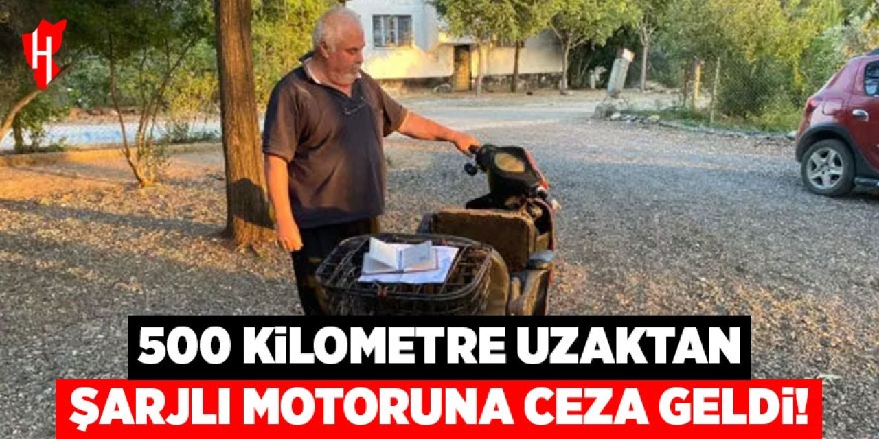 500 kilometre uzaktan şarjlı motoruna ceza geldi