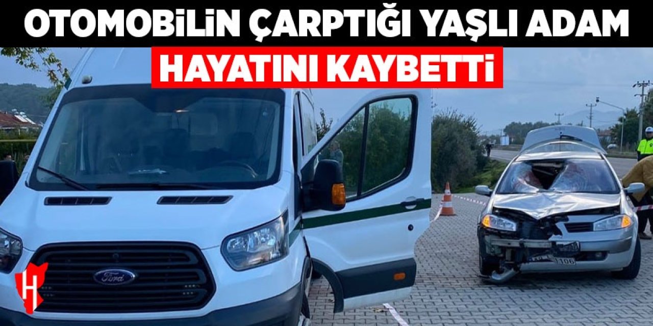 Otomobilin çarptığı yaşlı adam hayatını kaybetti