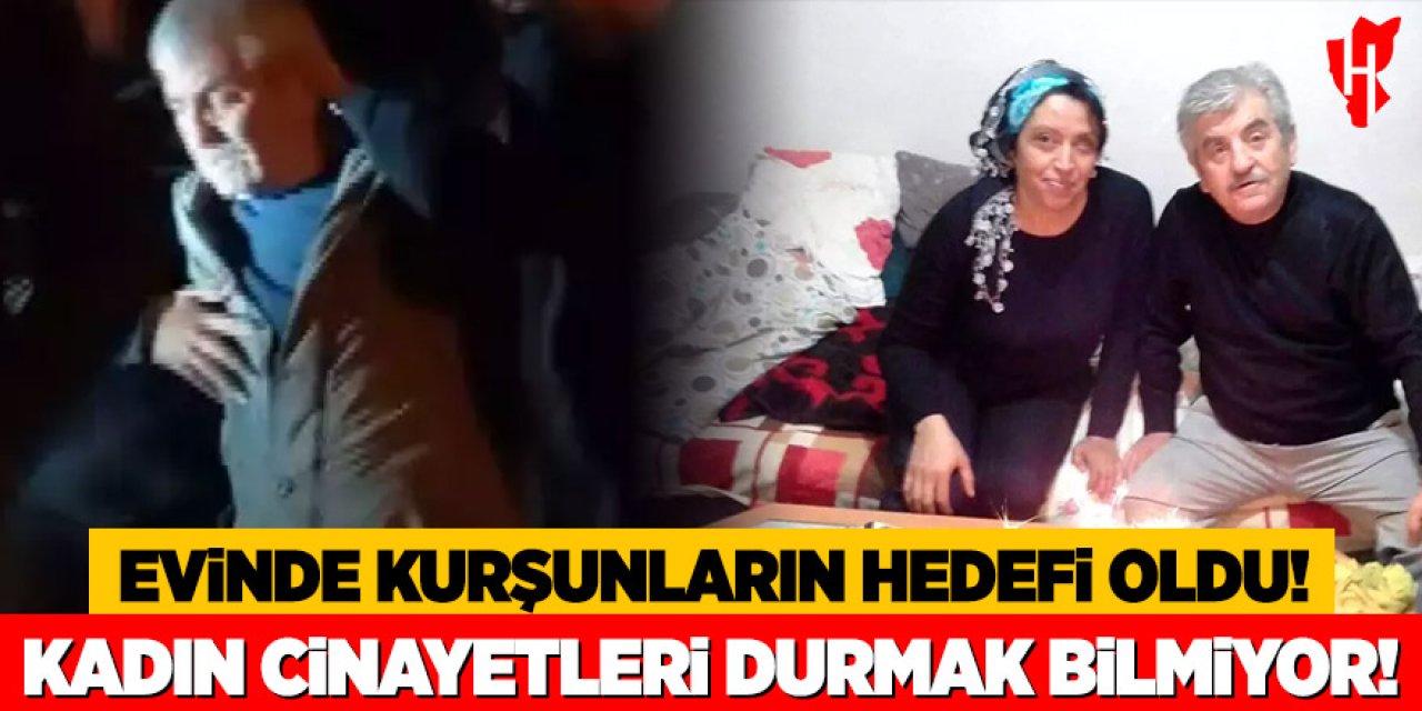 Evinde boynunundan vurularak öldürüldü