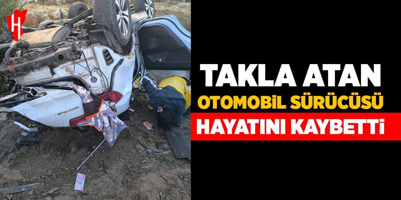 Otomobil takla attı: 1 ölü, 2'si çocuk 3 yaralı