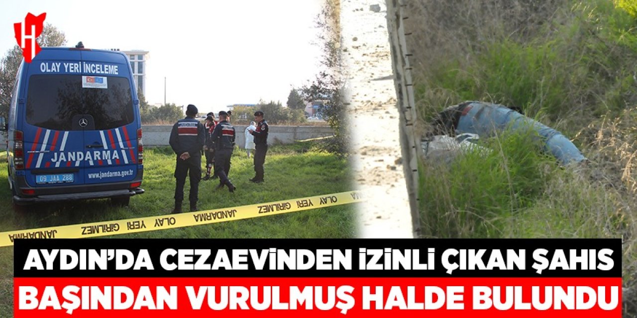 Aydın'da cezaevinden izinli çıkan şahıs silahla başından vurulmuş halde bulundu