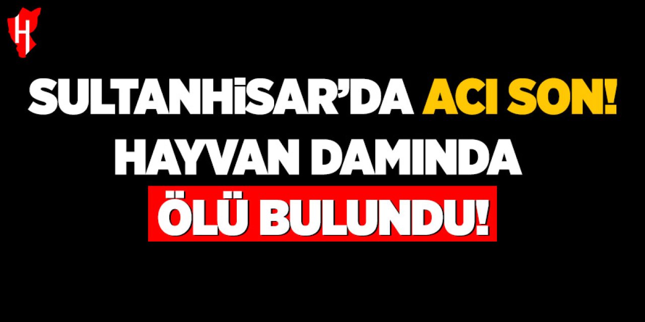 Sultanhisarlı çiftçi hayvan damında ölü bulundu!