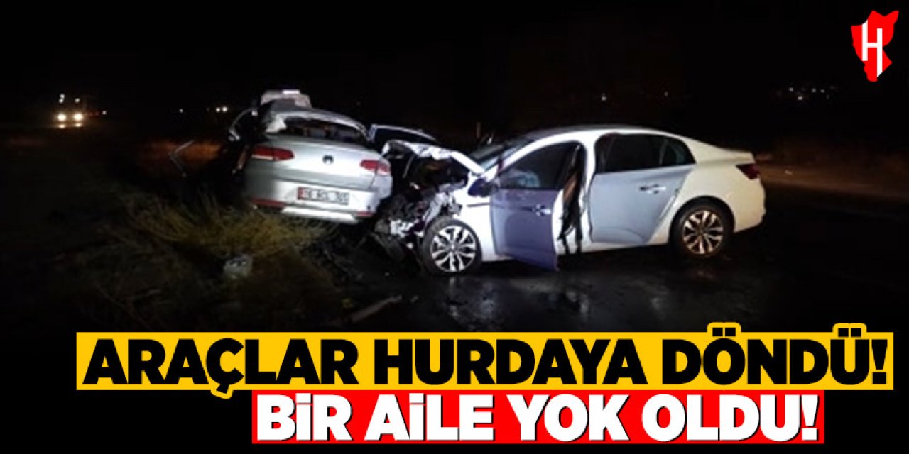Feci kaza: Bir aile yok oldu! 3 ölü, 6 yaralı