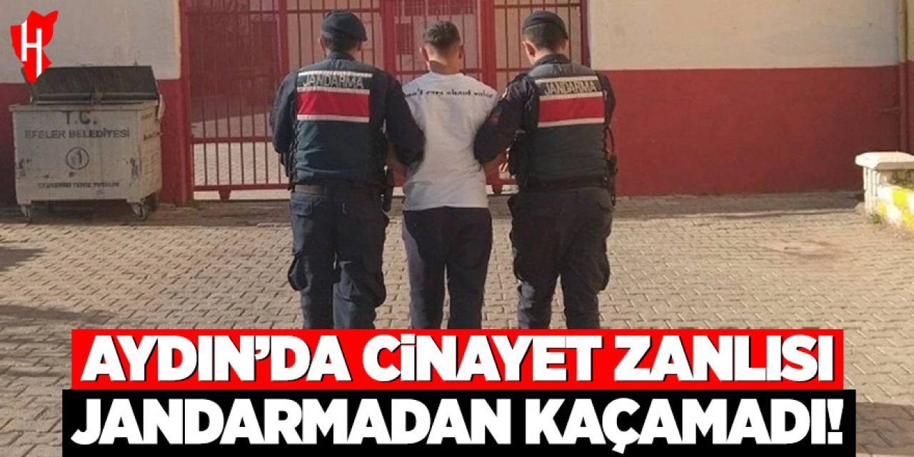 Cinayet zanlısı jandarmadan kaçamadı