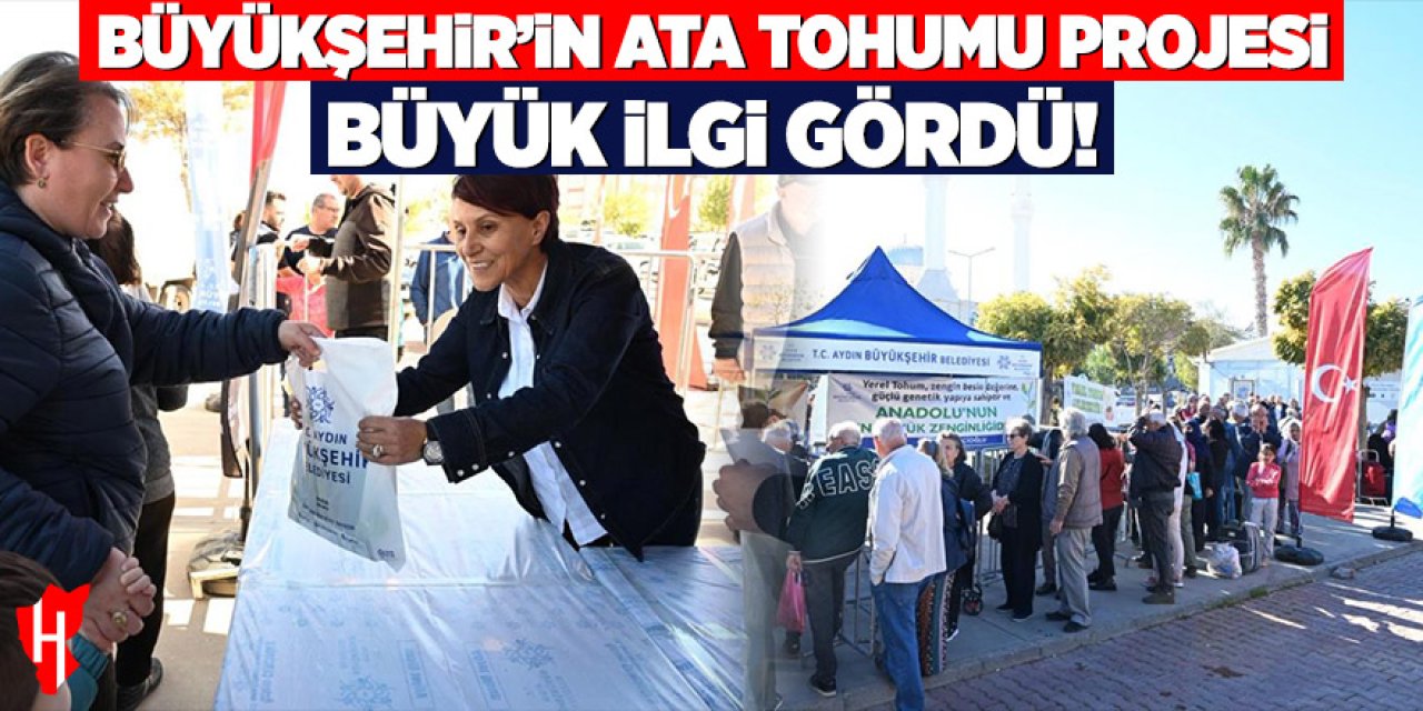 Aydın'da ata tohumuna büyük ilgi!