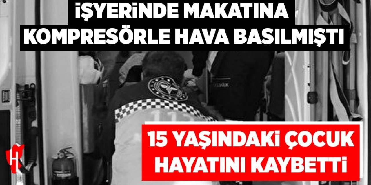 Çocuk işçiden acı haber!