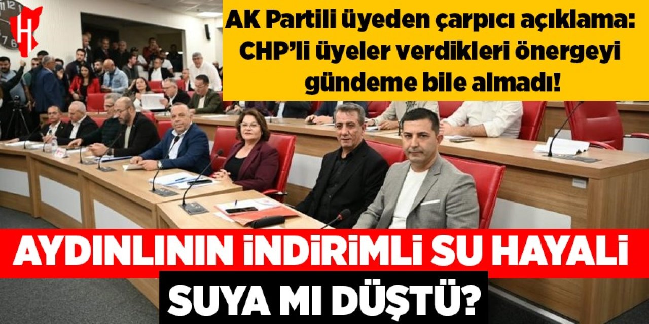 Aydınlının indirimli su hayali suya mı düştü?