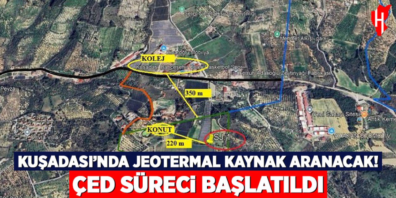 Kuşadası’nda jeotermal kaynak aranacak! ÇED süreci başlatıldı