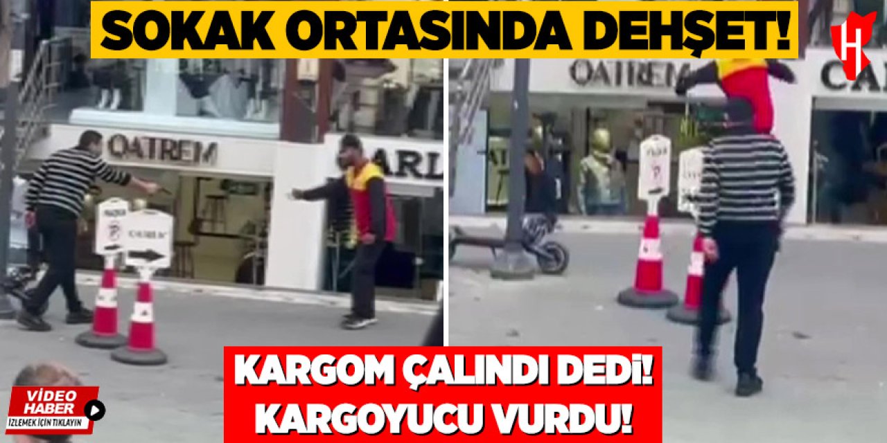Kargom çalındı dedi! Kargocuyu silahla vurdu!