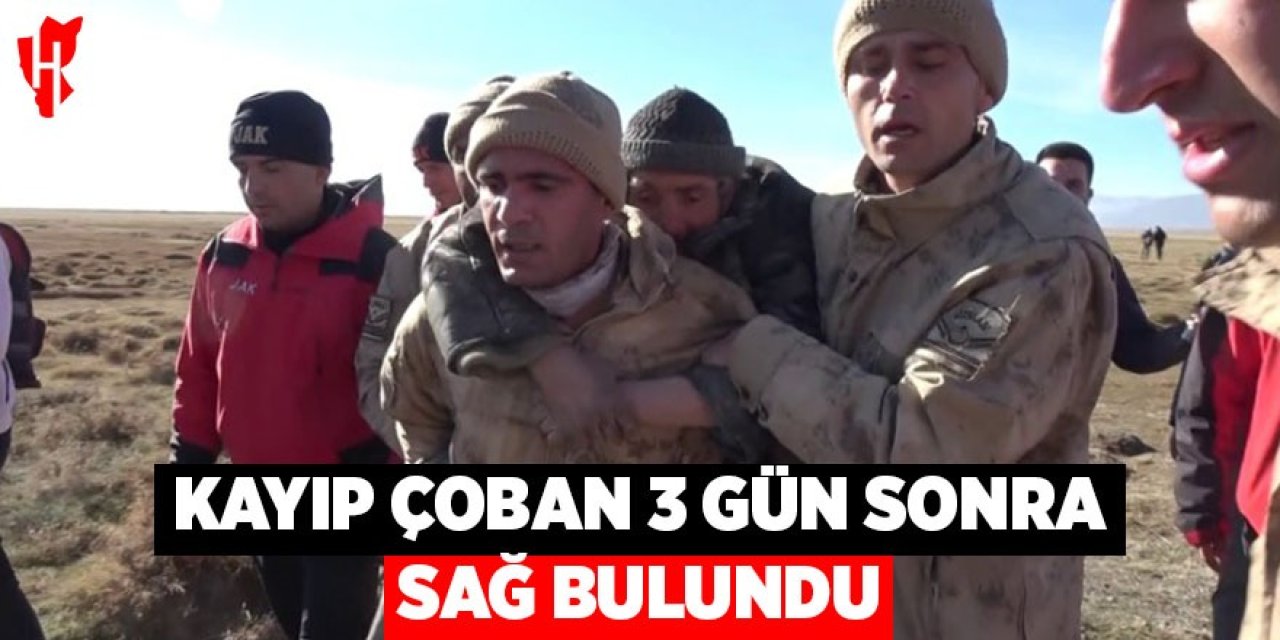 Kayıp çoban 3 gün sonra sağ bulundu