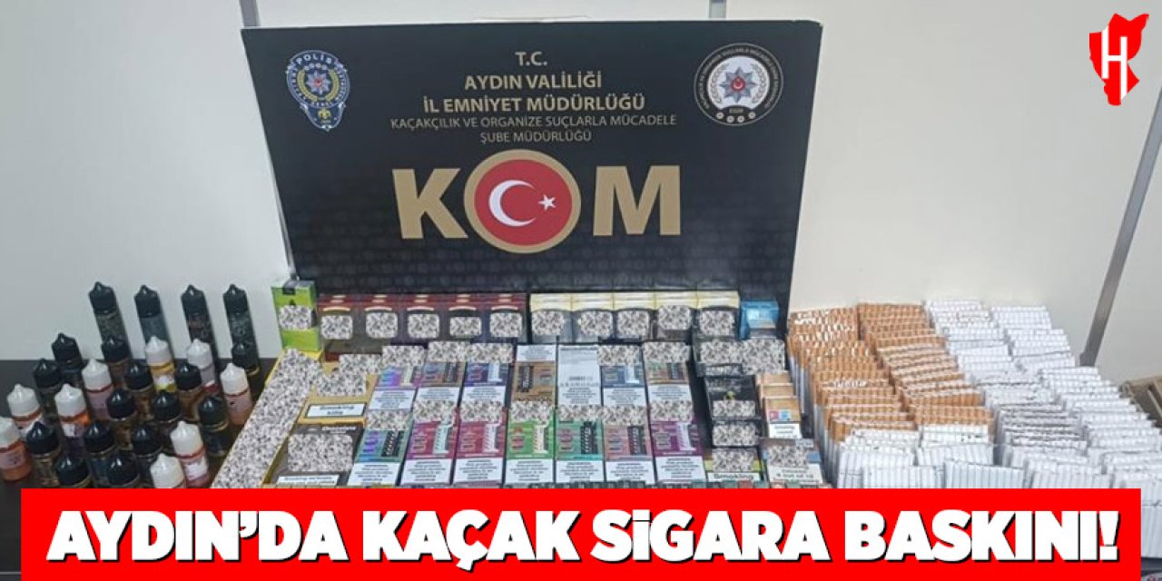 Aydın'da kaçak sigara baskını!