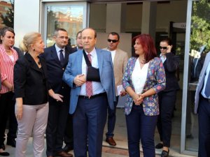 Çerçioğlu ve Özakcan, Efeler Belediyesi Personeliyle Bayramlaştı