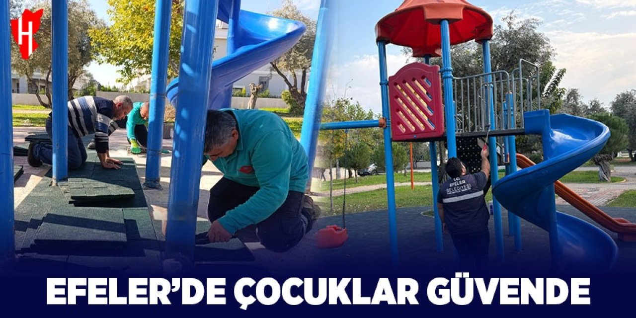 Efeler'de çocuklar güvende