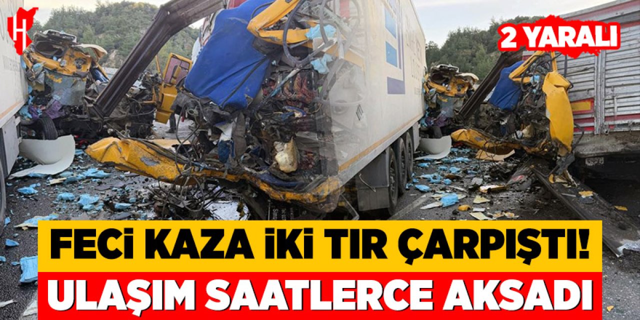 Partk halindeki tıra arkadan çarptı: 1 ağır, 2 yaralı