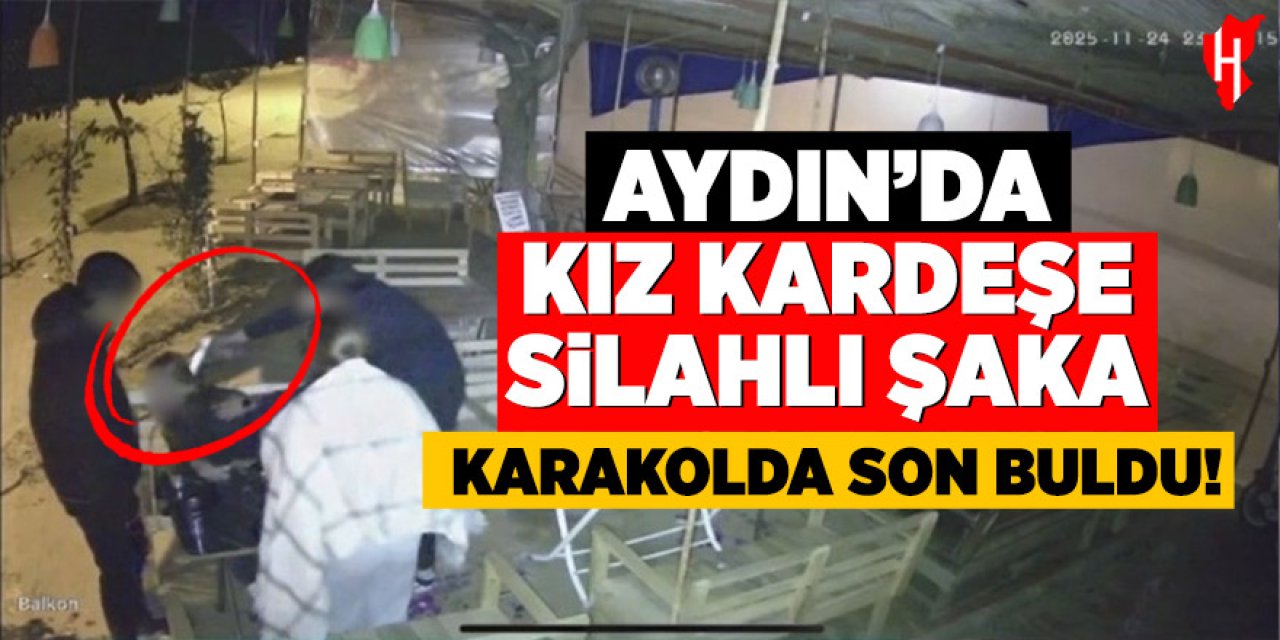 Aydın'da silahlı şaka karakolda son buldu!