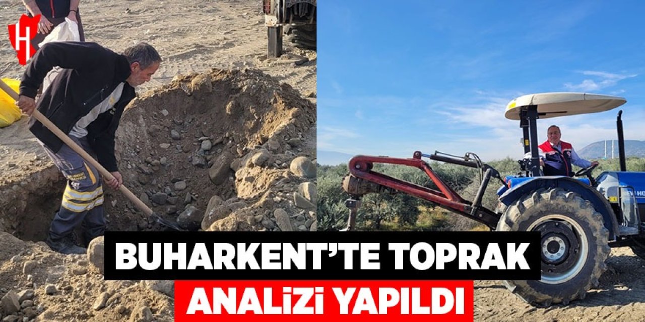 Buharkent'te toprak analizi yapıldı