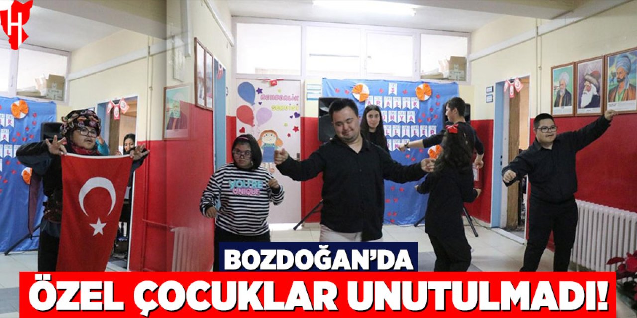 Bozdoğan’da özel çocuklar unutulmadı!