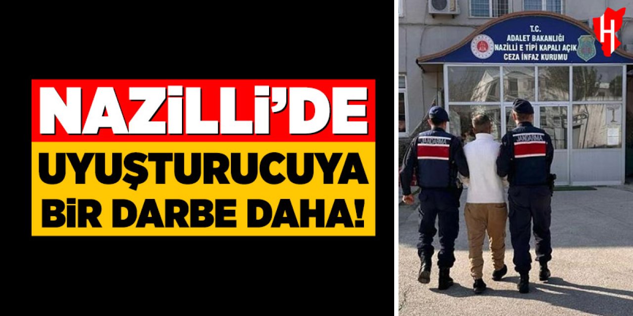 Nazilli'de uyuşturucuya bir darbe daha!