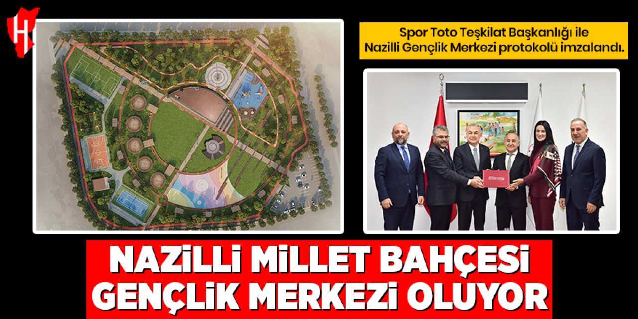 Nazilli Millet Bahçesi Gençlik Merkezi oluyor