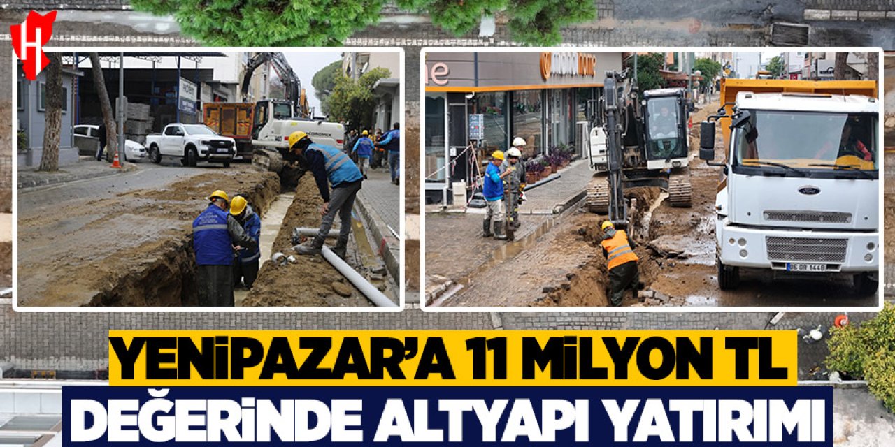 Yenipazar’a 11 milyon TL değerinde altyapı yatırımı