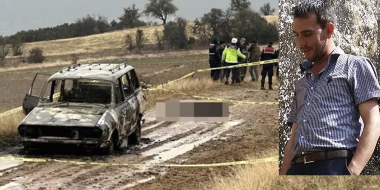 Kan donduran cinayet: Yanmış otomobilin yanında başsız ceset bulundu
