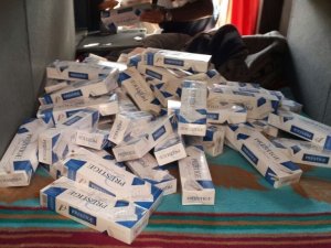 1000 Paket Kaçak Sigara Otobüste Ele Geçirildi