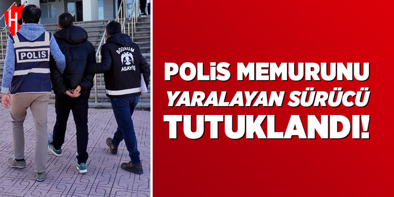 Kaçmaya çalışırken polis memurunu yaralayan sürücü tutuklandı