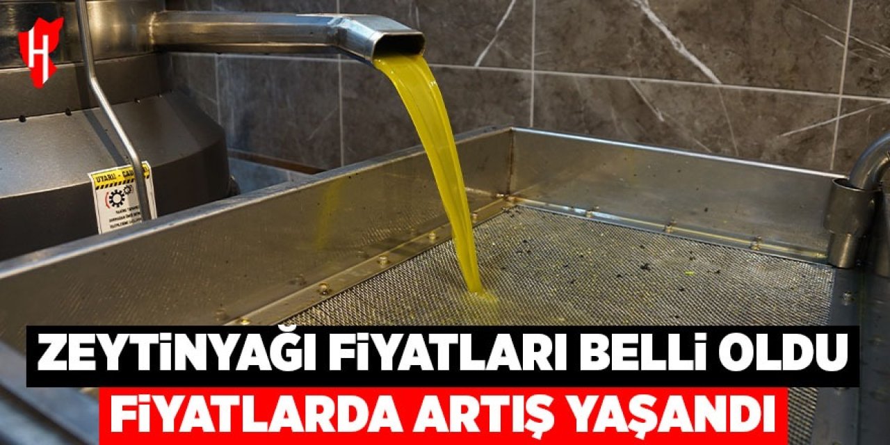Zeytinyağı fiyatları belli oldu, fiyatlarda artış yaşandı