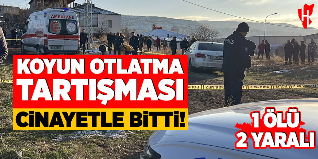 Koyun otlatma tartışması cinayetle bitti: 1 ölü