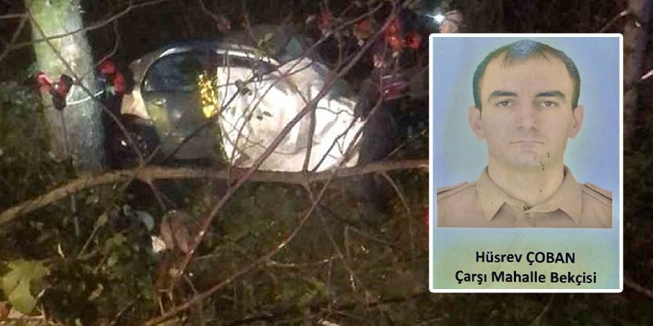 Kontrol çıkan araç takla attı: Genç bekçi hayatını kaybetti