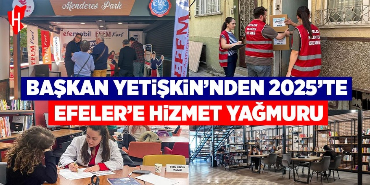 Başkan Yetişkin'den Efeler'e hizmet yağmuru