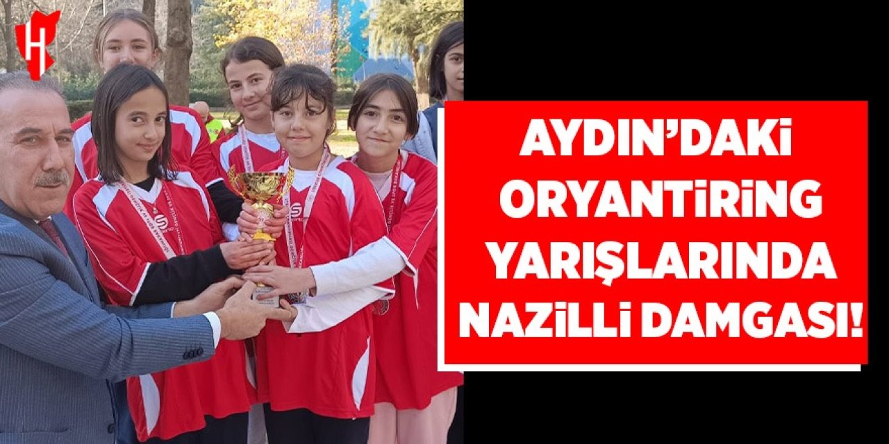 Aydın’daki oryantiring yarışlarında Nazilli damgası
