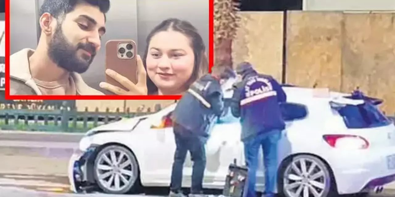 Mutlu günleri son günleri oldu! Yarışan iki araç genç çifti katletti