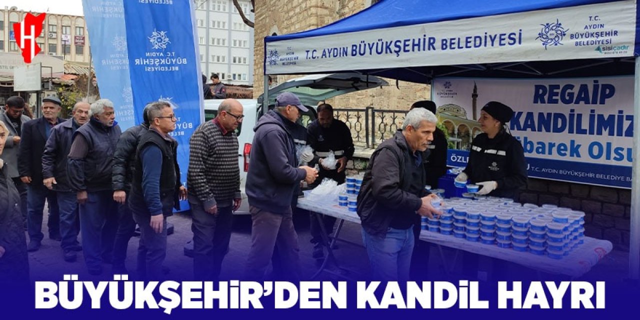 Büyükşehirden kandil hayrı