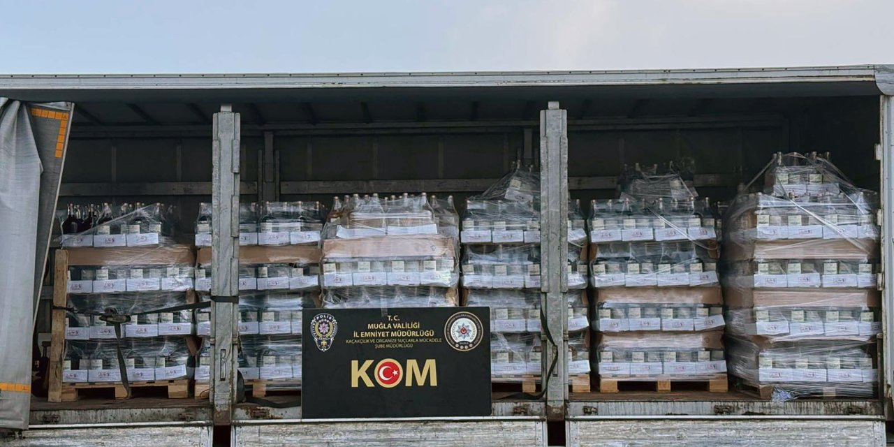 4 ton 737 litre sahte alkol ele geçirildi