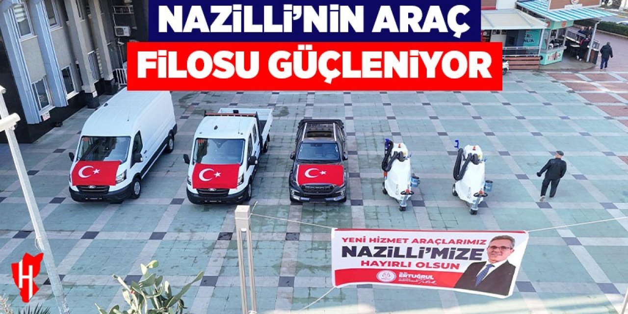 Nazilli’nin araç filosu genişliyor