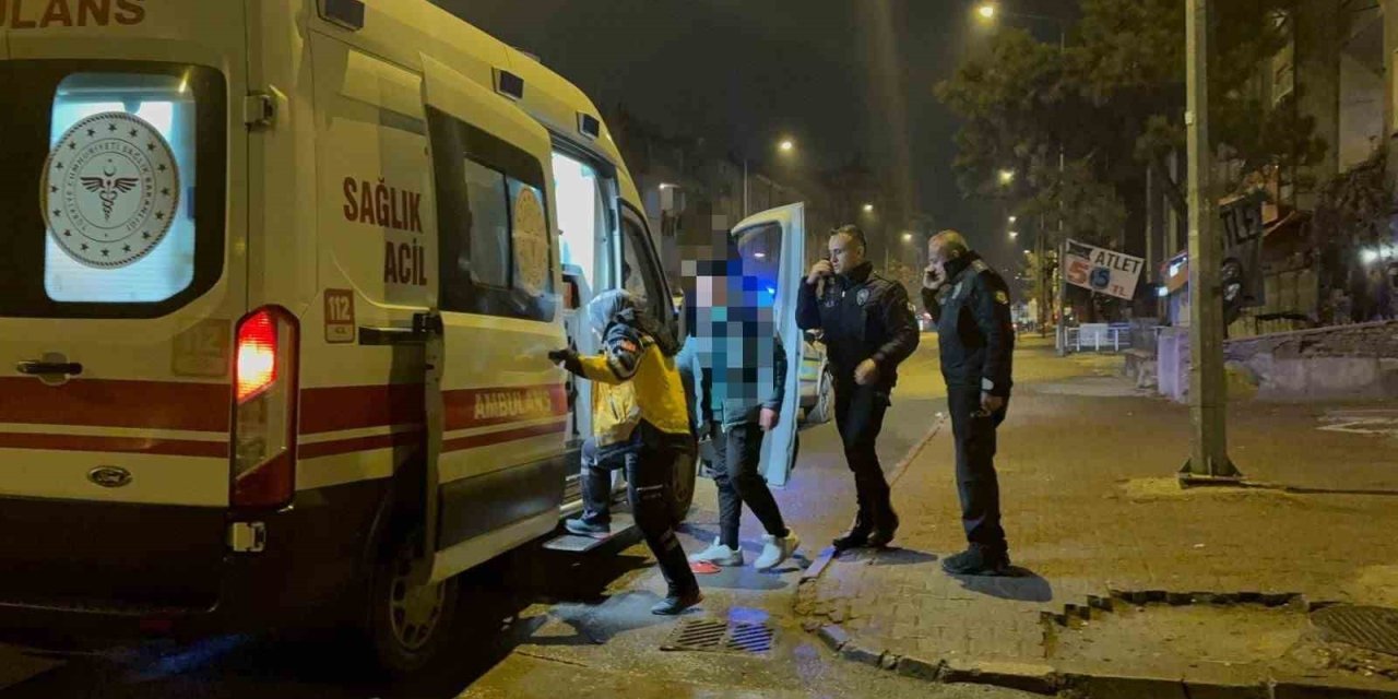 Adres sorma kavgası kanlı bitti: 14 yaşındaki çocuk hastaneye kaldırıldı