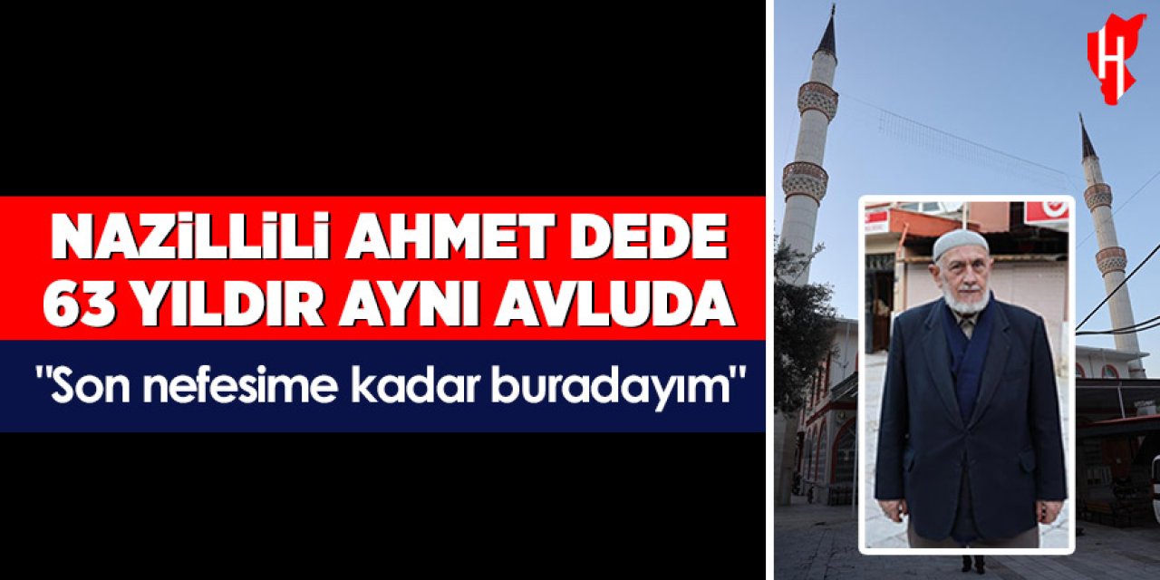 Nazilli Koca Cami avlusunda bir ömür: Ahmet dede hayatını Kur’an-ı Kerim eğitimine adadı