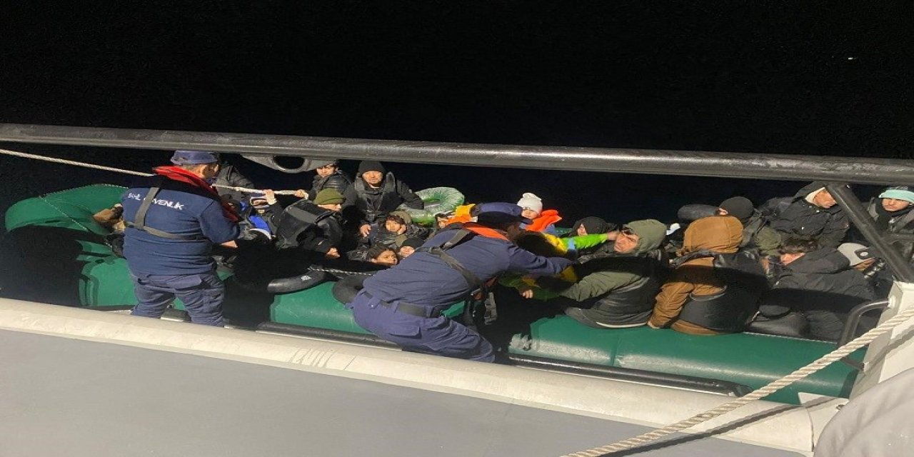 50 düzensiz göçmen yakalandı