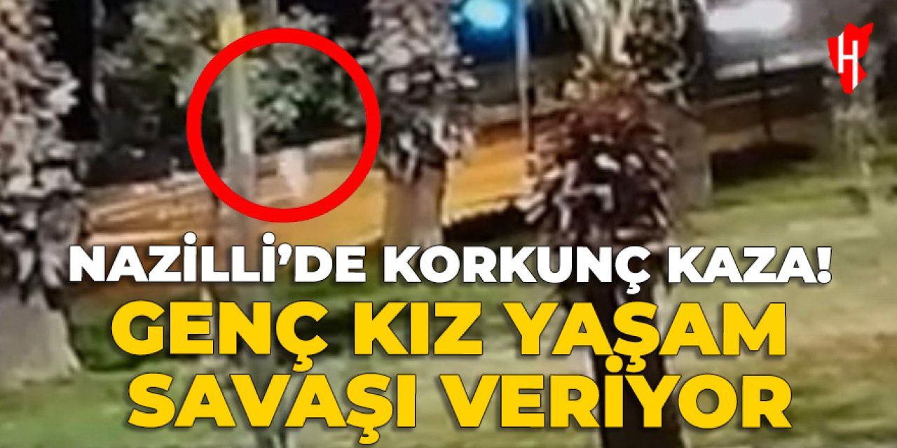 Nazilli'de kamyonun çarptığı genç kız ağır yaralandı
