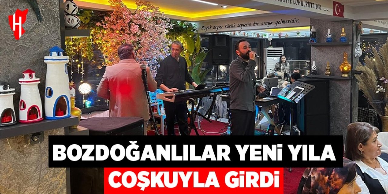 Bozdoğanlılar yeni yıla coşkuyla girdi