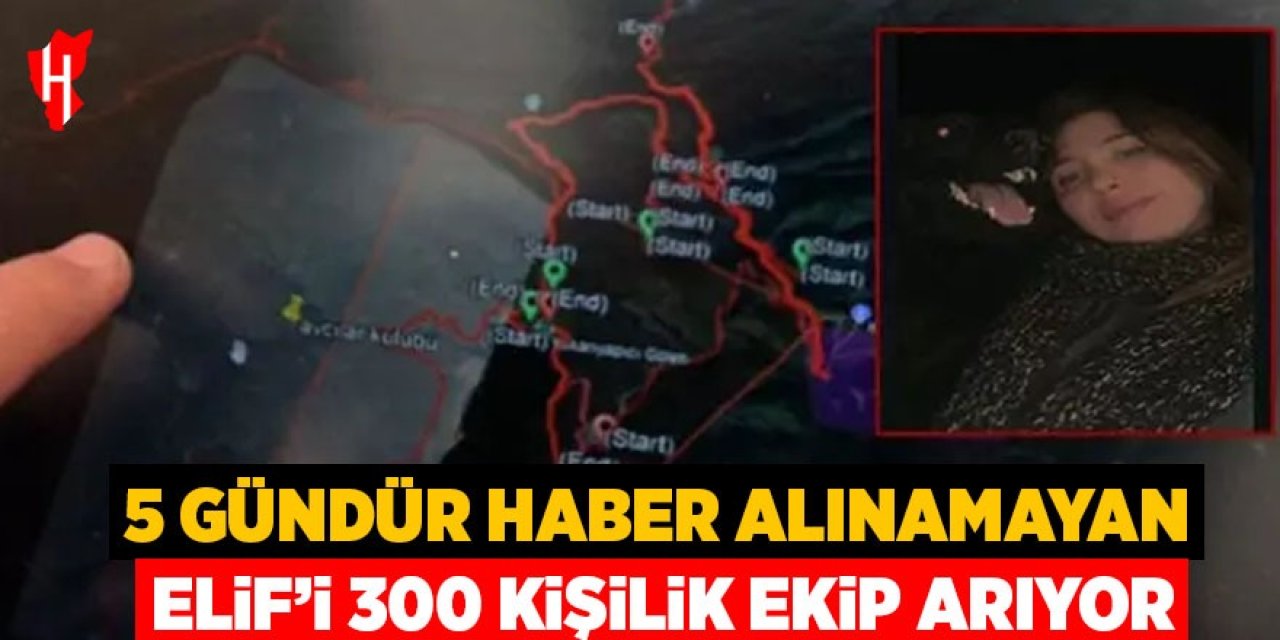 Elif'ten 5 gündür haber alınamıyor! 300 kişilik ekip arıyor