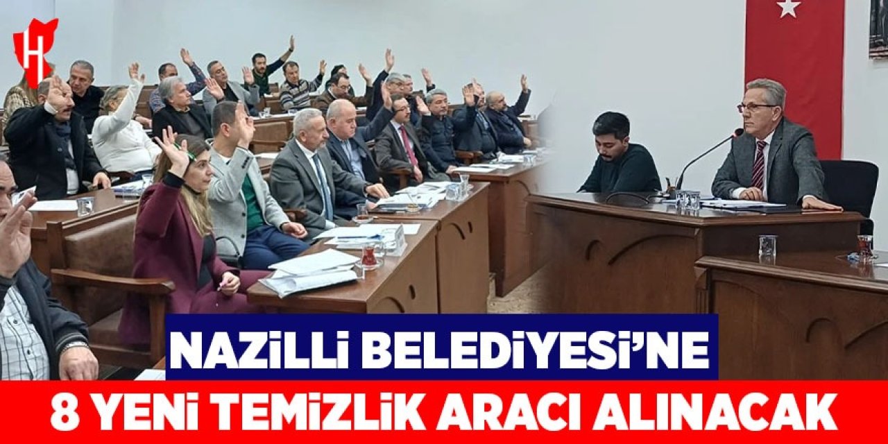 Nazilli Belediyesi Ocak ayı Olağan Meclis Toplantısı yapıldı