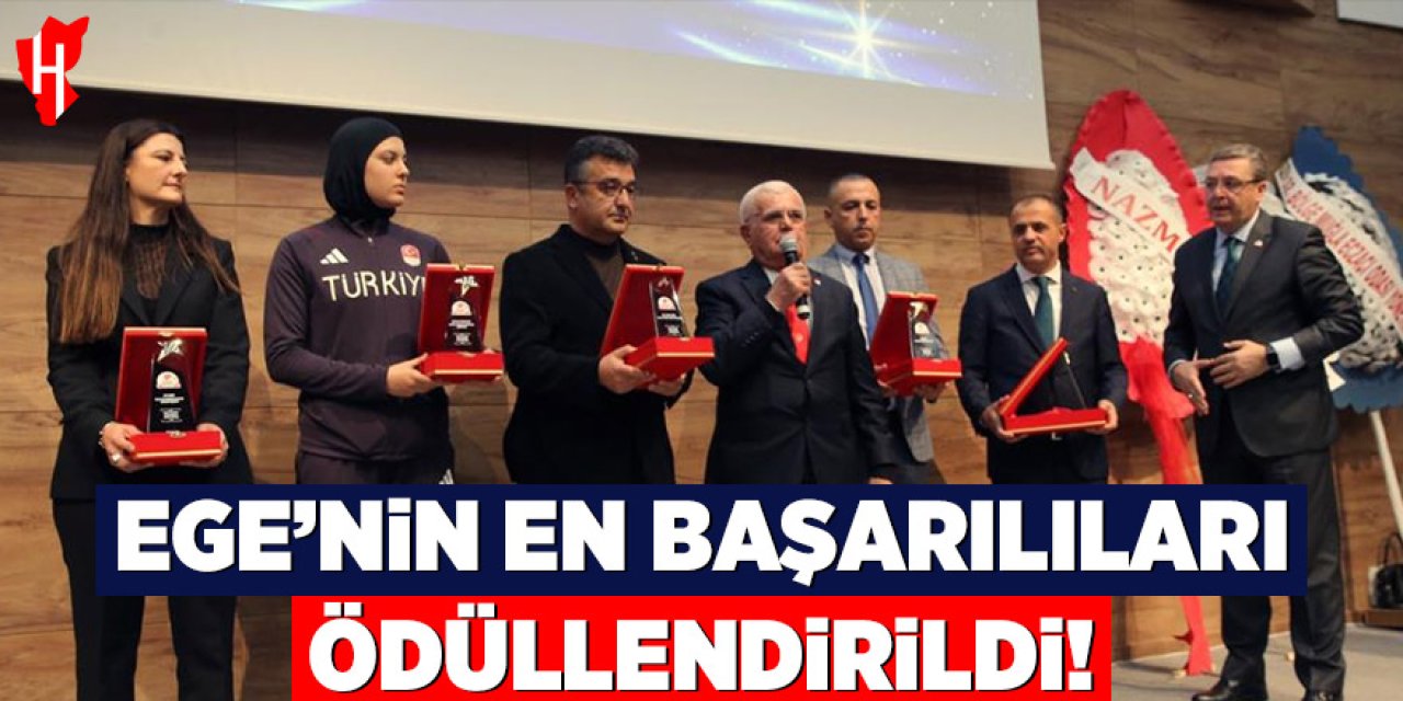 Ege'nin en başarılıları ödüllendirildi