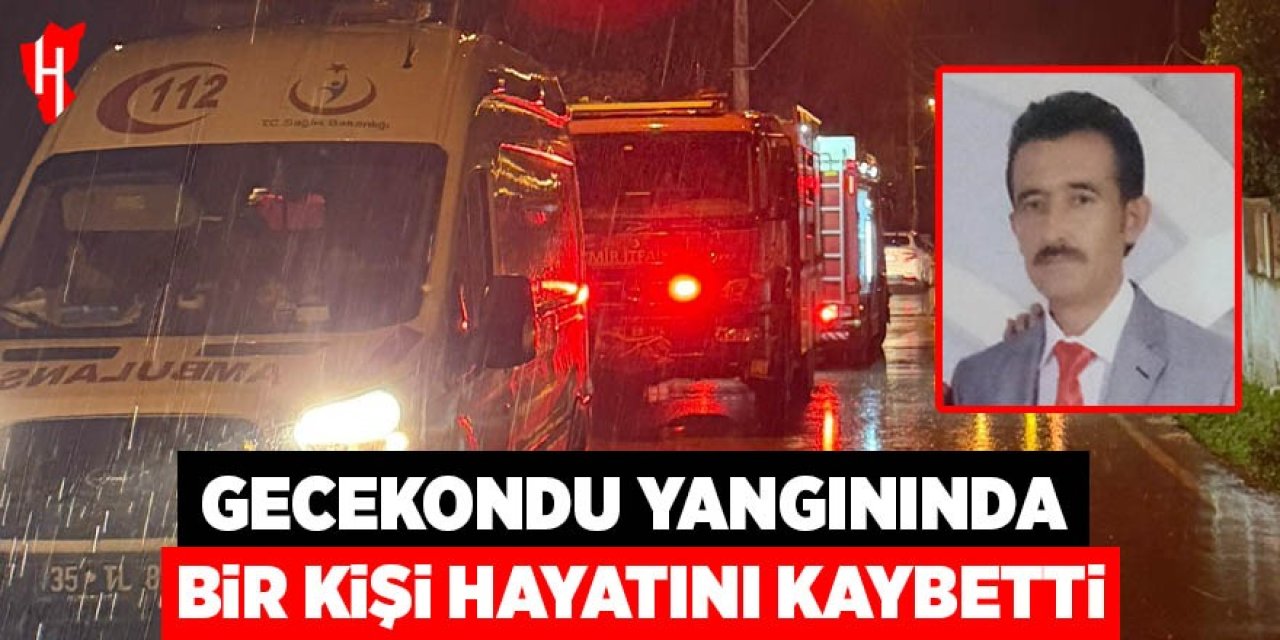 Gecekondu yangını: 1 ölü