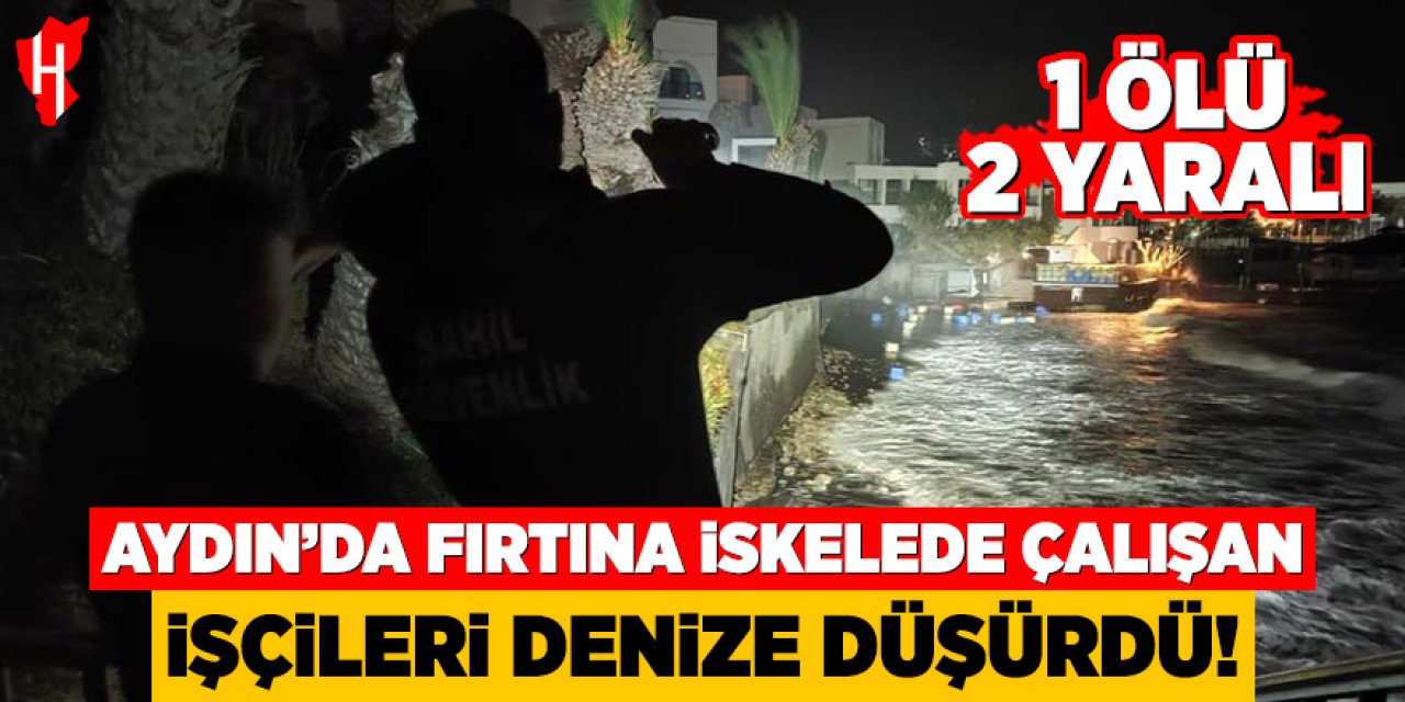 Kuşadası'nda iskele çalışmasında facia: 1 ölü, 2 yaralı