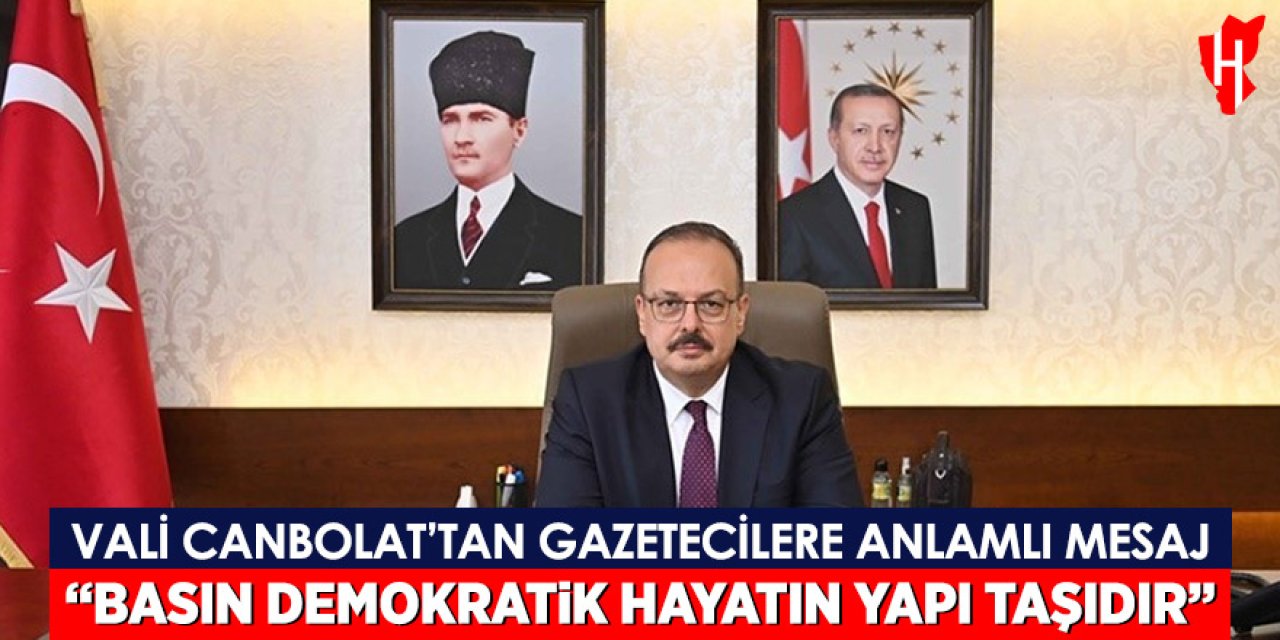 Aydın Valisi Canbolat'tan 10 Ocak Çalışan Gazeteciler Günü mesajı